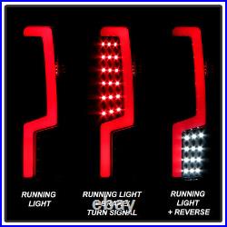 04-12 Chevy Colorado GMC Canyon FULL LED NEON TUBE Black Tail Light Signal Lamp