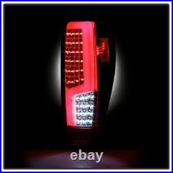 04-12 Chevy Colorado GMC Canyon OLED Tube Red Clear Full LED Tail Brake Light