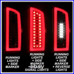 07-08 Dodge Ram 1500 2500 3500 FULL LED Red OLED Neon Tube Tail Light Brake Lamp