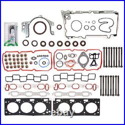 07-10 Chrysler Dodge 3.5L SOHC V6 Engine Full Gasket Set With HEAD BOLTS SEALANT