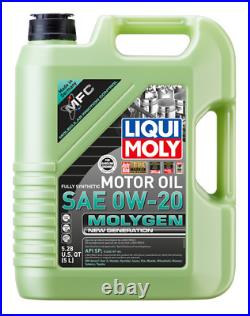 10 Liters Liqui Moly 0W-20 Molygen New Gen MFC Synthetic Engine Oil LM20438