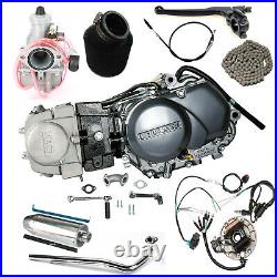 125CC 4Up Manual Clutch Dirt Bike Engine Motor Full Kit For Honda XR50 CRF50