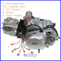 125cc Semi Auto Engine Motor Full Kit For 70cc 110cc ATV Quad Bike Buggy Go Kart