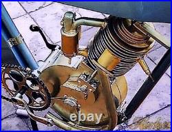 1906 Harley Replica Decorative Engine Full Scale Board Track Racer Motor Only