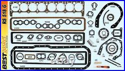 1934-1950 Buick Straight-8 Engine. Full Gasket Set. Best. Free Shipping