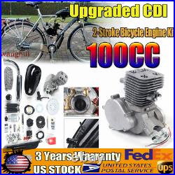2-Stroke 100cc Bicycle Engine Kit Gas Motorized Motor Bike Modified Full Set US