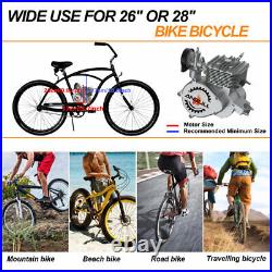 2-Stroke 100cc Bicycle Engine Petrol Gas Motor Kit Motorized Bicycle Full Set