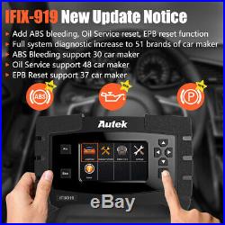 2020 Autek IFIX919 Full System OBD2 Diagnostic Scanner Engine ABS Oil EPB Reset