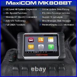 2021 NEW Autel MaxiCOM MK808BT OBDII Diagnostic Scanner Full System MK808 MX808