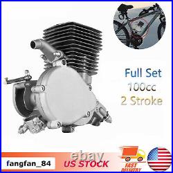 2024 Full Set 100cc 2 Stroke Bicycle Motor Kit Bike Motorized Petrol Gas Engine