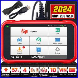 2024 LAUNCH CRP123E V2.0 Car OBD2 Diagnostic Scanner Tool ABS SRS Engine DPF SAS