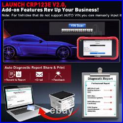 2024 LAUNCH CRP123E V2.0 Car OBD2 Diagnostic Scanner Tool ABS SRS Engine DPF SAS