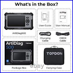 2024 TOPDON AD500 OBD2 Scanner Engine ABS SRS SAS AT TPMS EPB Diagnostic Tool