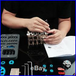 4-cylinder Inline Gasoline Engine Model Building Kits Full Metal Assembled Toy Y