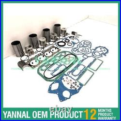 4BE1 Overhaul Rebuild Kit With Full Gasket Bearing Set For Isuzu Engine