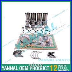 4JG2 Overhaul Rebuild Kit With Full Gasket Bearing Set For Isuzu Engine