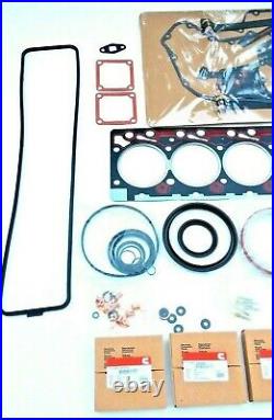 6BT RE-RING KIT with ROD & MAIN BEARINGS for CUMMINS 12V with. 010 HEAD GASKET KIT