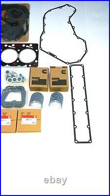 6BT RE-RING KIT with ROD & MAIN BEARINGS for CUMMINS 12V with. 010 HEAD GASKET KIT