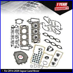 AJ126 Engine Full Gasket Set+ Piston WithRings For 2014-20 Jaguar Land Rover 3.0L