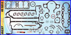 BEST Full Engine Gasket Set/Kit for Ford 136 17-stud Flathead V8 60hp 1937-40