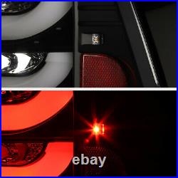 BLACK CLEAR FULL LED Tail Light L+R Brake Lamp 2004-2008 Pontiac Grand Prix GT