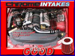 Black Red New 04 2004 Pontiac Gto G T O 5.7 5.7l/6.0 6.0l V8 Full Air Intake