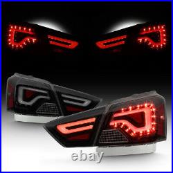 Black Smoke FULL Set Neon Tube Running Light LED Tail Lamp 14-20 Chevy Impala