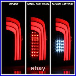 Black Smoke For 16-21 Toyota Tacoma Full LED Sequential Neon Tube Tail Light