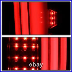 Black Smoke For 16-21 Toyota Tacoma Full LED Sequential Neon Tube Tail Light