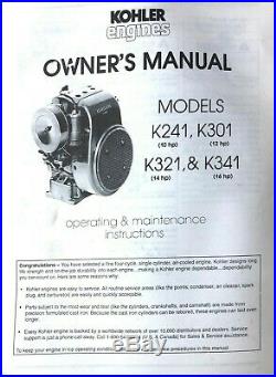 Brand New Kohler K341 Engine, Never Used Full 1 Year Warranty, 1 Left, Last One