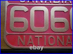 Canadian National CNR 6060 FULL SIZE Locomotive Number Plate Replica