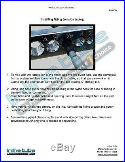 Chevrolet Silverado GMC Sierra Nylon Main & Vapor Fuel Line Repair Kit 2004-2010