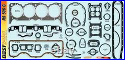 Chevy 348 Full Engine Gasket Set BEST Cylinder Head+Intake+Exhaust+Valve Cover