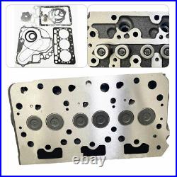 Complete Cylinder Head Assy+ Full Gasket Kit for Kubota D782 Engine Replacement