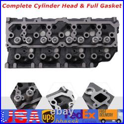 Complete Cylinder Head Assy & Full Gasket Set Fits For Mitsubishi S4S Engine