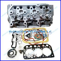 Complete Cylinder Head & Full Gasket Set for Mitsubishi S3L S3L2 S3L2-Y1 Engine