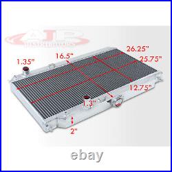 DualCore Engine Full Aluminum Cooling Radiator For 1990-1993 Acura Integra DA DB