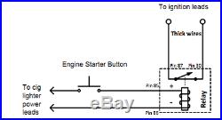Engine Car Start Starter Stop Power Push Button Switch Full DIY kit! BB