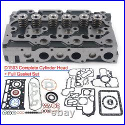 Engine Complete Cylinder Head + Full Gasket Set For KX91-3 U35 R420 1A013-03043