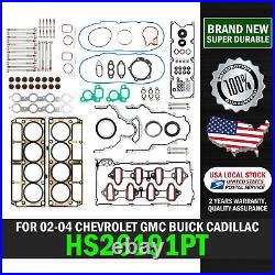 Engine Full Gasket Bolts Set HS26191PT New For Chevrolet Express 2500 2003-2004