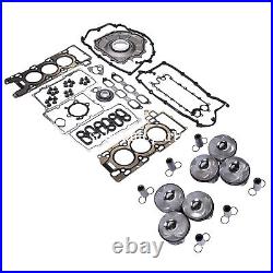 Engine Full Gasket Set+ Piston w /Rings for Jaguar Land Rover 3.0L V6 AJ126