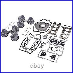 Engine Full Gasket Set+ Piston w /Rings for Jaguar Land Rover 3.0L V6 AJ126