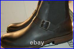 FRYE Mens Wilson Chelsea Engineer Boots full grain Leather NIB 9.5 M $360 Black