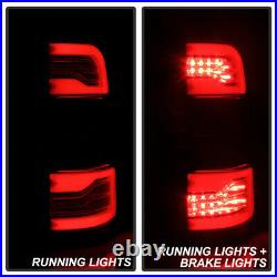 FULL LED Black Neon Tube Tail Light Signal Brake Lamp Pair For 19-21 RAM 1500