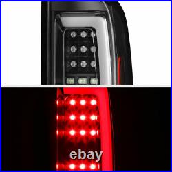 FULL LED For 15-21 Chevy Colorado Pickup Black Neon Tube Tail Light Lamp Pair
