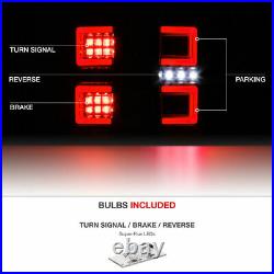 FULL LED For 16-21 Toyota Tacoma Neon Tube Parking LED Brake Tail Lights Lamps