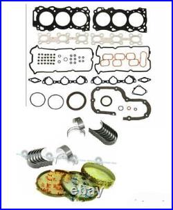 Fit 05-08 XTERRA VQ40DE 4.0L FRONTIER DOHC FULL GASKET SET & RING BEARINGS SETS