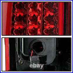 For 07-13 Chevy Silverado OLED Tube Red Full LED Sequential Tail Signal Light