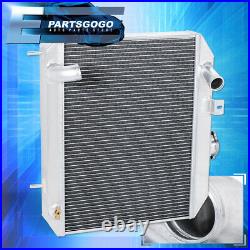 For 41-52 Jeep Willys M38 CJ-2A MB 3 Row Core Aluminum Engine Racing Radiator