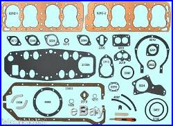 Ford/Mercury 239 255 Flathead Full Engine Gasket Set/Kit BEST withCOPPER 1948-53